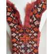 画像2: ヴィンテージ　トルクメニスタンの刺繍の襟飾り　手刺繍　全体の長さ44cm、直線部分の幅9cm (2)