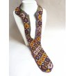 画像1: ヴィンテージ　トルクメニスタンの刺繍の襟飾り　手刺繍　全体の長さ42cm、直線部分の幅6cm (1)