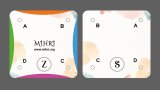 画像: 【ミフリオリジナル】チャルパナ織りカード（カード織りカード）　10枚セット