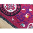 画像6: ヴィンテージ　ウズベキスタンの大きなスザーニ　コットン布にコットン糸の手刺繍　186 ×140cm　1966年製 (6)
