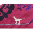 画像2: ヴィンテージ　ウズベキスタンの大きなスザーニ　コットン布にコットン糸の手刺繍　186 ×140cm　1966年製 (2)