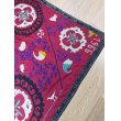 画像5: ヴィンテージ　ウズベキスタンの大きなスザーニ　コットン布にコットン糸の手刺繍　186 ×140cm　1966年製 (5)