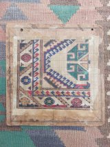 画像: ヴィンテージ品　絨毯織りのための手描き織り図　表のみ　資料　インテリアとして　23×22.5cm