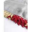 画像2: コレクションパーツ　ブルサ　シルクのイーネオヤ　仕付け糸が付いたままの状態で　シルクのクレープ (2)