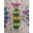 画像3: コレクション　ヤールック　オスマンル刺繍　手織り布にシルクと金属リボン刺繍　裏表なしのテクニック　ゲミリックのクムラ　100×50cm (3)