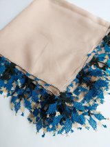 画像: 【コレクションピース】イズニック　ムシュクレ村の伝統の巨大な平面のイーネオヤ　シルク糸　