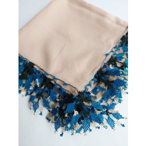 画像: 【コレクションピース】イズニック　ムシュクレ村の伝統の巨大な平面のイーネオヤ　シルク糸　