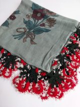 画像: 【コレクションピース】イズニック　ムシュクレ村の伝統の巨大な平面のイーネオヤ　シルク糸　