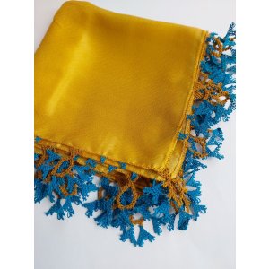 画像: 【コレクションピース】イズニック　ムシュクレ村の伝統の巨大な平面のイーネオヤ　シルク糸　