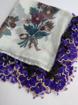 画像: 【コレクションピース】イズニック　ムシュクレ村の伝統の巨大な平面のイーネオヤ　シルク糸　